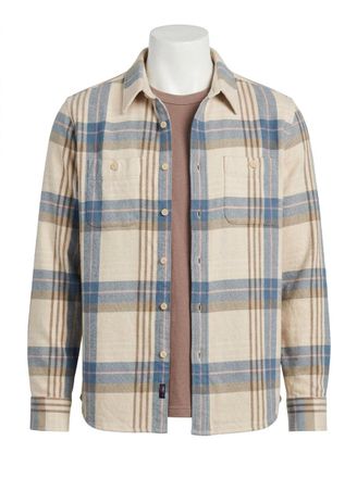 Faherty The Surf Flannel Shirt In Spring Evening