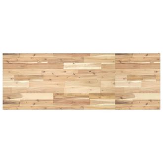 Berkfield Home Bathroom Vanity Top Untreated 160x50x2 cm Solid Wood Acacia in Brown | Size: 160 x 50 x 2 cm