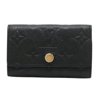 Louis Vuitton Pre-owned Wallets, female, Black, Size: ONE SIZE Pre-owned Monogram Empreinte Key Case