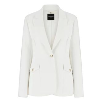 Guess Blazer Celia - Dames - Jassen - Wit - Maat: M Zijde