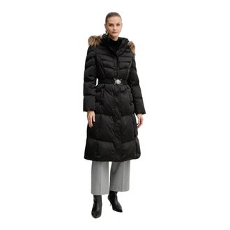 Guess Jassen, Dames, Zwart, S, Polyester, Marina Winterjas
