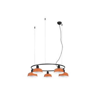 Faro Barcelona Tatawin S L&aacute;mpara Colgante Naranja Rojo 20343-143-5l