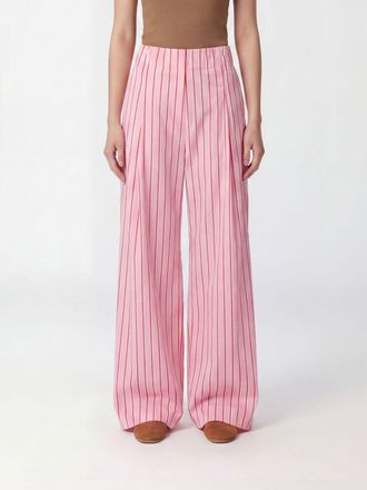 Dries Van Noten Pantaloni wide-leg in cotone a righe