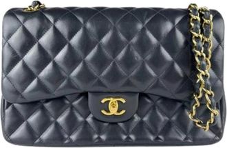 Chanel Pre-owned Vintage Schoudertas - Dames - Vintage Schoudertas - Zwart - ONE Size - Leer - Vintage