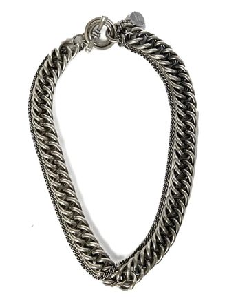 Ann Demeulemeester Vita schakelhalsketting - Zilver