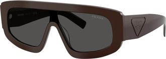 Prada D10S Zonnebril - unisex - Zonnebrillen - Bruin - ONE Size - Accessoires