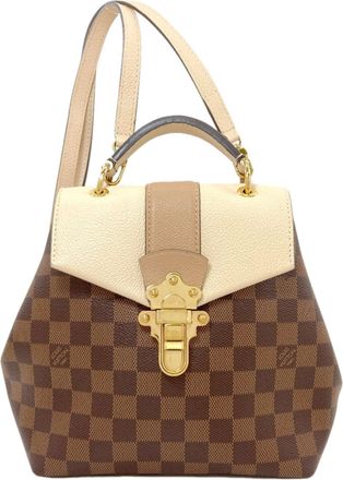 Louis Vuitton Damier Damier Canvas Ebene Damier Canvas Backpack (Pre-Owned)