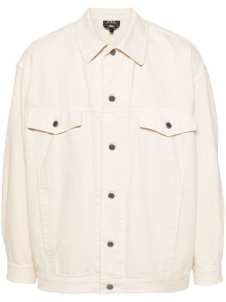 A.P.C. Elvis shirt jacket - Neutrals