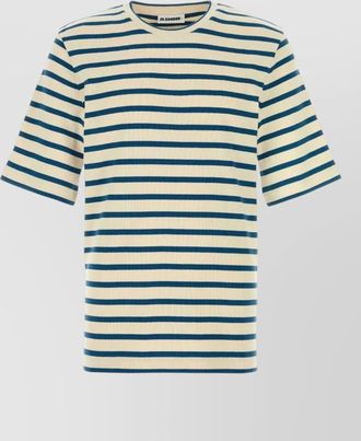 Jil Sander embroidered cotton t-shirt