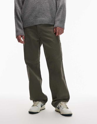 Levi's Workwear 568 - Pantaloni dritti ampi color pietra-Neutro