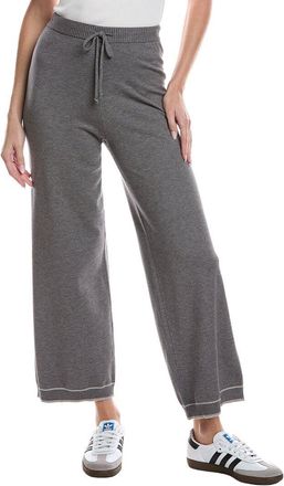 Theo & Spence Stripe Trim Wide Leg Pant