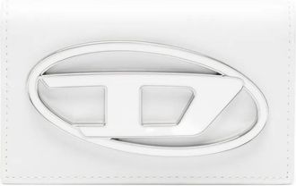 Diesel Portemonnee met ovalen plakkaat - Wit