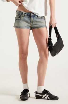 PacSun Tatum Ultimate Micro Jean Shorts in Dark Indigo at Nordstrom, Size 24