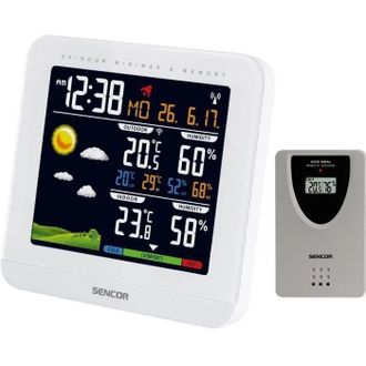 Sencor Sws 5600 Estaci&oacute;n Meteorol&oacute;gica Blanca Precisa Lcd Color