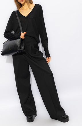 Jil Sander Cashmere Sweater, Womens, Black