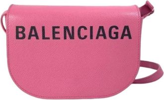Balenciaga Pre-owned Cross Body Bags, female, Pink, Size: ONE SIZE Pre-owned Vintage Pochette Shoulder Bag