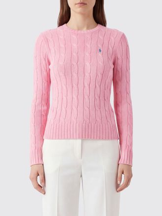 Polo Ralph Lauren Maglia girocollo slim fit in cotone con logo ricamato