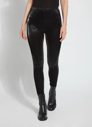 Lyssé Matilda Patent Foil Legging (28 Inseam)