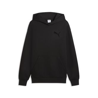 Puma Felpa con cappuccio e logo Essentials Elevated Cat dal taglio morbido da uomo, Accessori, Nero, XXL