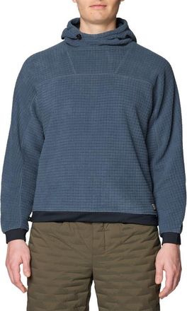 Mountain Hardwear Summit Grid Big Grid Hoodie in Moon Blue at Nordstrom, Size Xx-Large