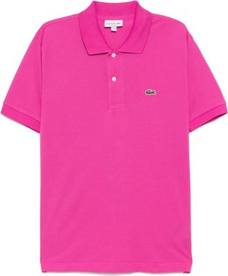 Lacoste Katoenen poloshirt - Roze