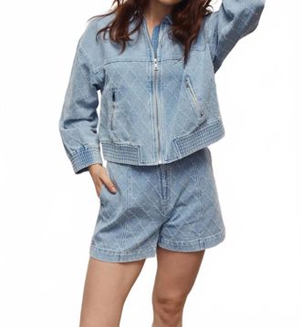 M&eacute;lissa Nepton Fen Jacket In Bleached Blue