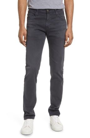 AG - Adriano Goldschmied Tellis Slim Fit Jeans in 7 Yrs Sul Pure Black at Nordstrom, Size 29 X 32