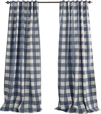 Elrene Grainger Buffalo Check Blackout Window Curtain