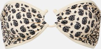 Johanna Ortiz Printed bikini top