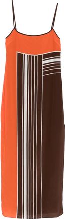 Sir. Destino gestreepte maxi-jurk - Bruin