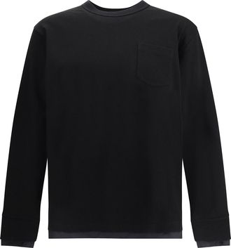 sacai Cotton Long Sleeve Jersey