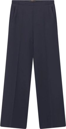 Windsor Wijde broek - Dames - Wijde Broeken - Blauw - L - Broeken