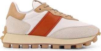 Tod's Nylon Suede Veterschoenen Rubberen Zool - Dames - Sneakers - Veelkleurig - 36 1/2 EU - Nylon - Schoenen