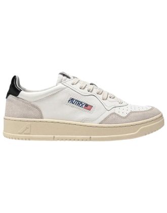 Autry Medalist Low Womens White/Black Sneakers