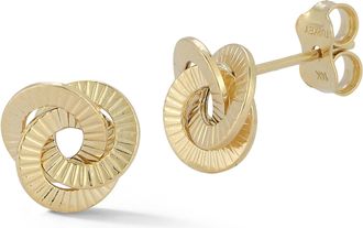 Ember Fine Jewelry 14K Gold Vintage Love Knot Studs