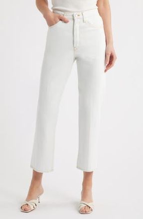Frame Denim The Vertical High Waist Ankle Relaxed Straight Leg Jeans in Trinity at Nordstrom Rack, Size 29