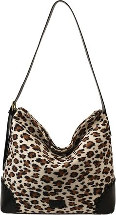 Generic Women Faux Suede Woven Shoulder Bag Large Capacity Casual Tote Crossbody Handbag Stylish Travel and Date Bag