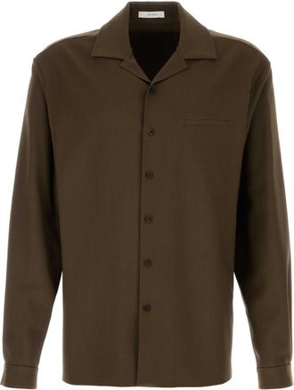 The Row Khaki Wol Kanta Shirt