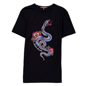 Roberto Cavalli Snake Printed T-shirt, Size X-Small