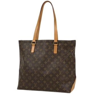 Louis Vuitton Pre-owned Tote Bags, female, Brown, Size: ONE SIZE Pre-owned Cabas Mezzo Tote Bag