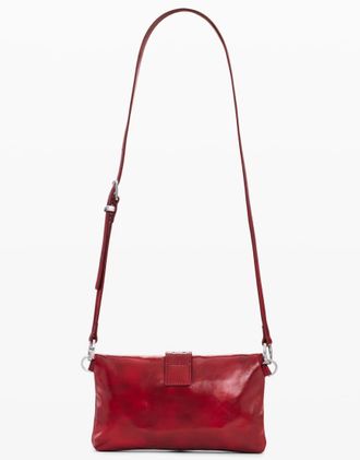 Desigual Borsa con fibbia rossa in pelle sintetica-Rosso