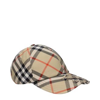 Burberry Herrens H&uuml;te Stoff Beige