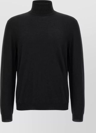 Zanone turtleneck sweater ribbed cuffs