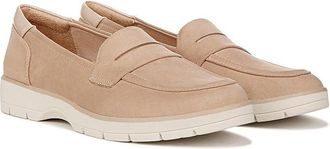 Dr. Scholls Nice Day Slip-On Loafer Womens Flat Shoes Cuban Sand Microfiber : 7.5 M, Polyester