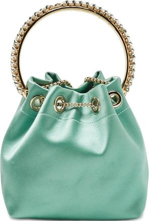 Jimmy Choo London Borsa a secchiello Bon Bon con decorazione - Verde
