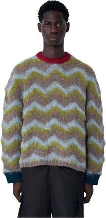 Brain Dead Uomo, Maglie, Marrone, XL, new