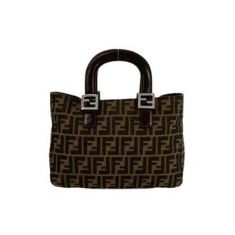 Fendi Pre-owned Vintage Tote Bag - Dames - Vintage Handtas - Bruin - ONE Size - Leer - Vintage
