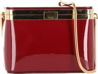 Khaite Eloise Box Bag in rood lakleer