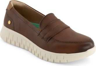 Andrea Womens Comfort Loafers In Brown