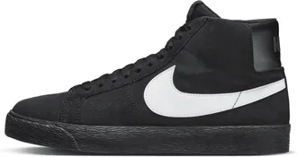 Nike Mens Nike SB Zoom Blazer Mid Skate Shoes in Black | 864349-007